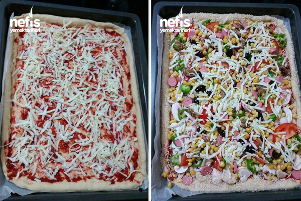 Ev Pizzası Yapımı