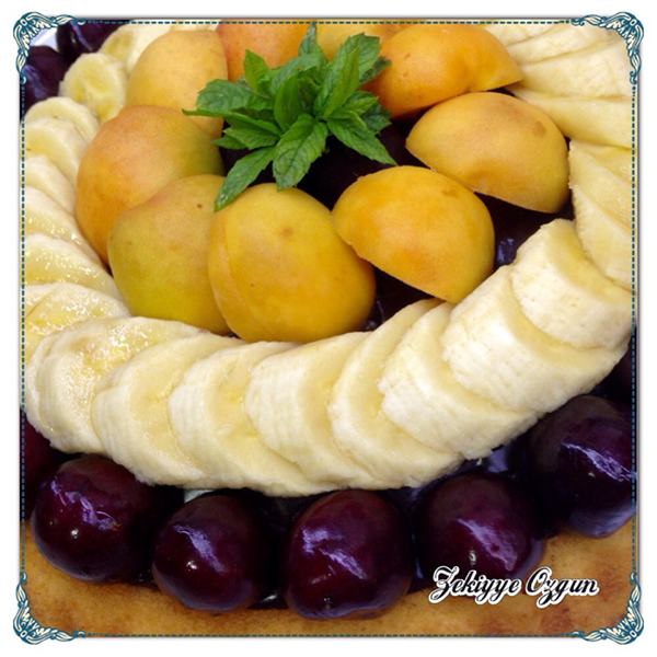 Meyveli Kolay Tart Kek Nefis Yemek Tarifleri
