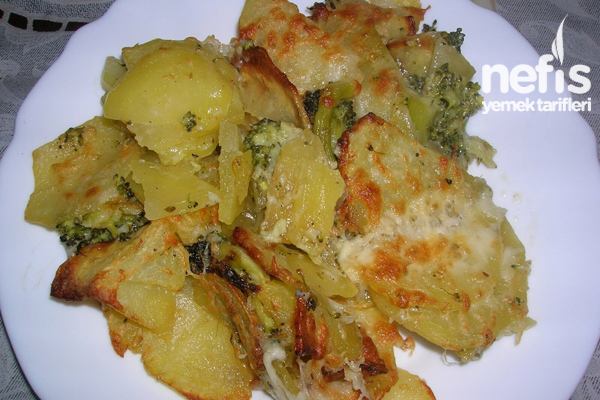 Fırında Brokoli Ve Patates