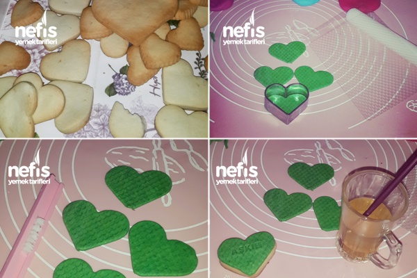 Şeker Hamurlu Aşk Kurabiye (Margarinli) Nefis Yemek Tarifleri