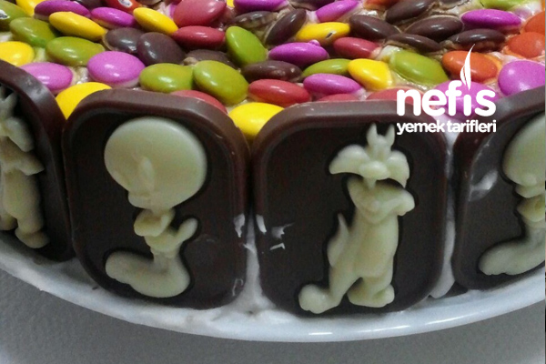 Tweetyli Pasta (Hazır Pandispanya Keki İle) Nefis Yemek Tarifleri