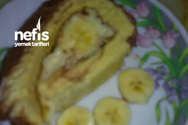 Pandispanyalı Muzlu Rulo Pasta Nefis Yemek Tarifleri