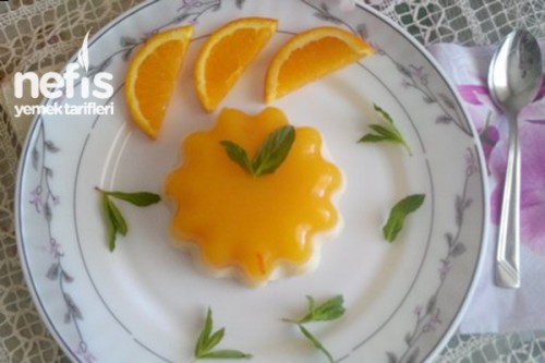 Portakal Pelteli Sütlü İrmik Tatlısı Tarifi