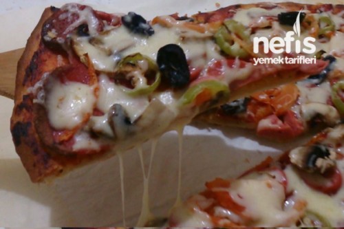 Ev Yapımı Harika Pizza Tarifi Nefis Yemek Tarifleri