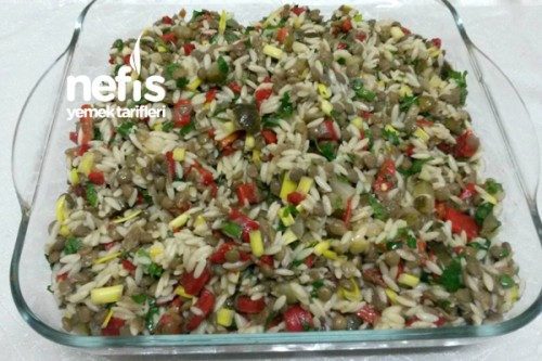 Arpa Sehriyeli Yesil Mercimek Salata Nefis Yemek Tarifleri