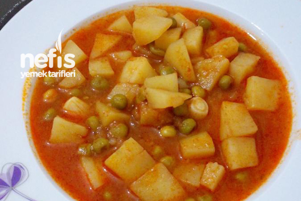 Bezelyeli Patates Yemeği Yapımı Nefis Yemek Tarifleri