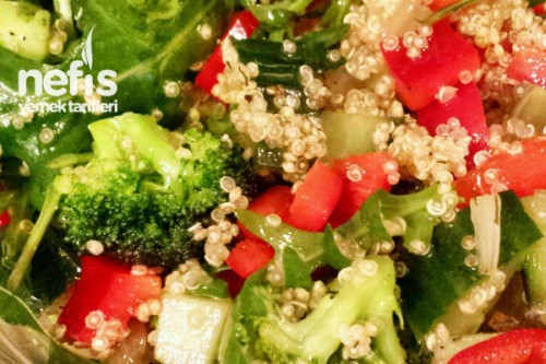 Quinoa İle Diyet Salata Tarifi
