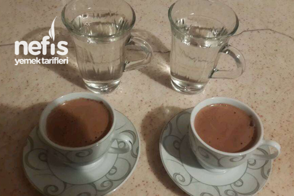 Nutellalı Türk Kahvesi Yapımı