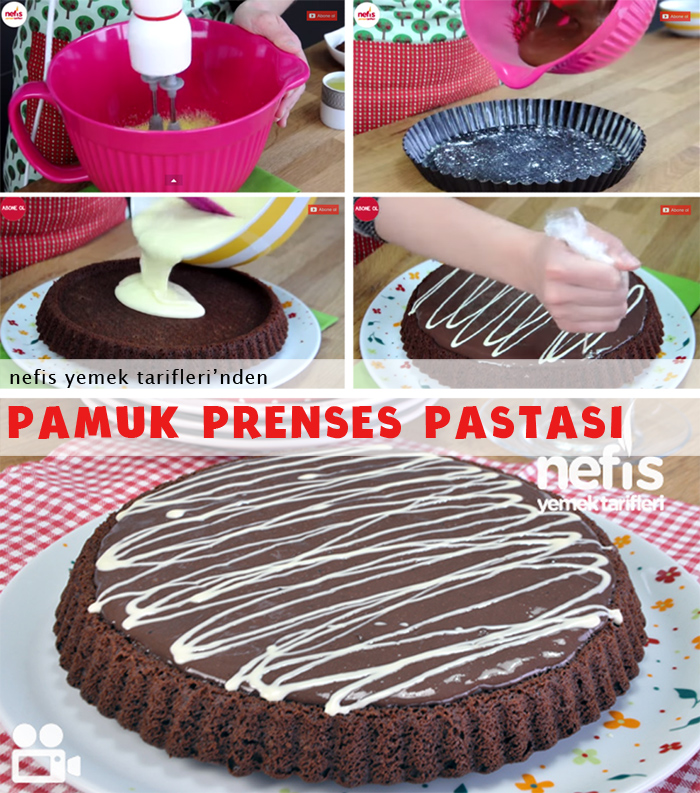 Pamuk Prenses Pastası Tarifi Videosu Pamuk Prenses Pastası Tarifi Videosu