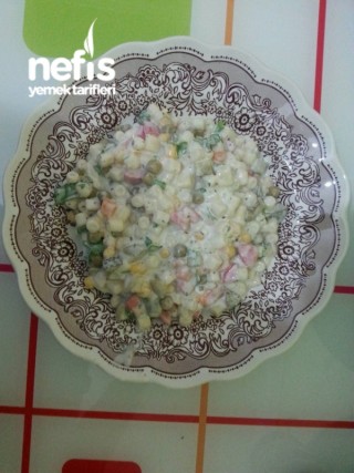 Boncuk Makarna Salatası
