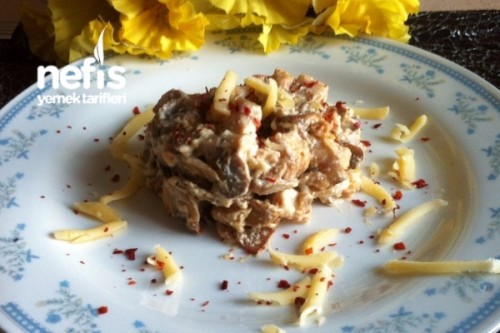 Kremalı Mantarlı Tavuk Escalope (Fransız Yemeği) Tarifi