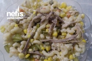 Makarna Salatası ( Horoz Etli ) Tarifi