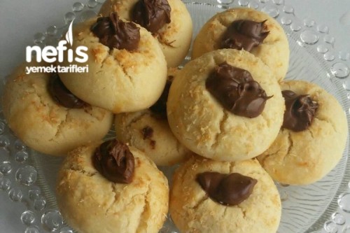 Ortası Çikolatalı Kurabiye Nefis Yemek Tarifleri
