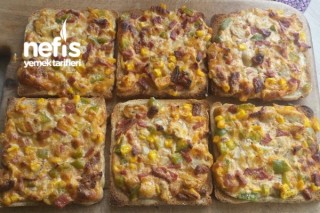 Alman Usülü Ekmek Pizza (Pizzabrötchen) Tarifi