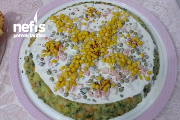 Rus Salatalı Patates Salatası