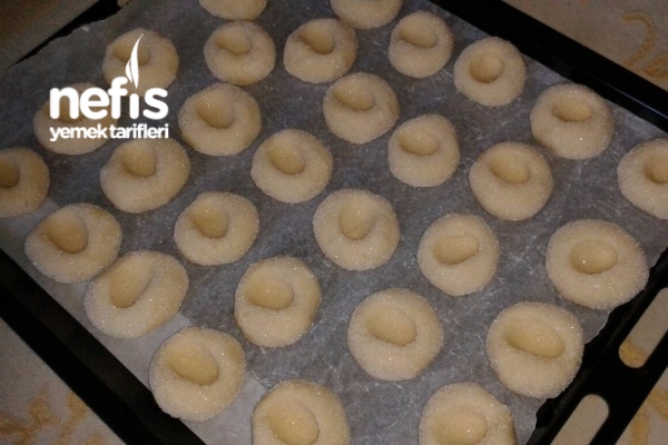 Sade Elmas Kurabiye Nefis Yemek Tarifleri