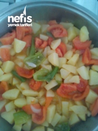 Patates Kavurması (domatesli, Biberli ,soğanlı)