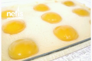 Yumurta Görünümlü Şeftali Pastası Tarifi