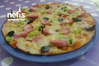 Dominos Lezzetinde Tavada Pizza (10 Dakikada) Tarifi