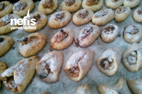 Bomba Kurabiye (Pekmezli, Üzümlü, İncirli, Cevizli, Elmalı) Nefis