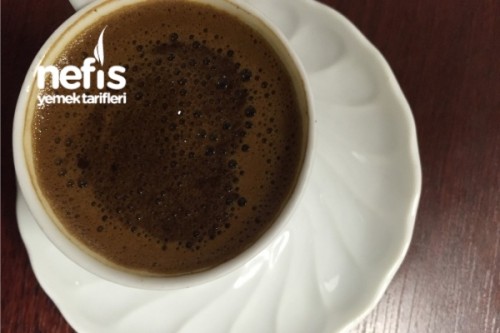 Türk Kahvesi Köpüklü Tarifi