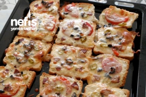 Pratik Tost Ekmeğinden Pizza Tarifi Nefis Yemek Tarifleri