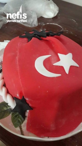 Türk Bayraklı Pasta
