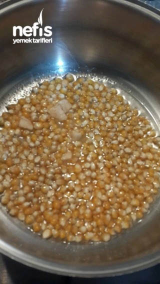 Et Bulyonlu Popcorn (patlamış Mısır)