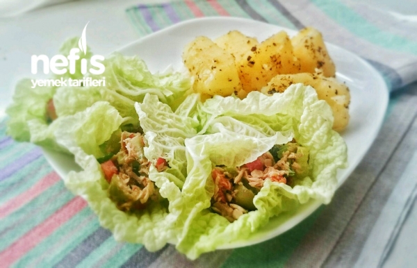 Zeytinli Kerevizli Ton Balığı Salatası