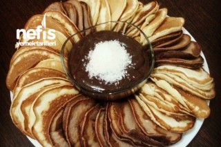 Puf Pancake Ve Kakaolu Süt Reçeli Tarifi