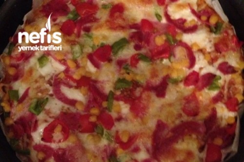 Bayat Pideden Pizza Yapımı Nur Ceren Güner Aydın Nefis Yemek Tarifleri