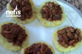 Patates Çanağında Kuşbaşı Tarifi