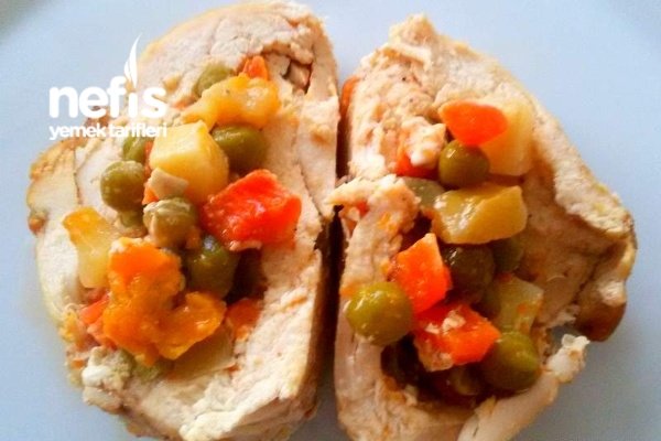 Tavuk Rulo Garnitürlü Tavuk Rulo - Nefis Yemek Tarifleri