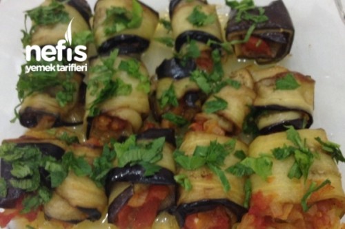 Zeytinyağlı Patlıcan Ruloları Tarifi
