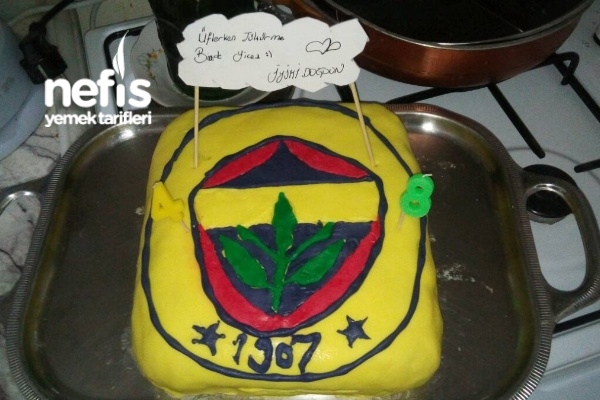 Fenerbahçeli Doğum Günü Pastası Yapımı