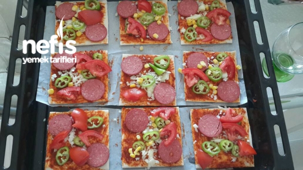 Milföy Pizza Yapımı