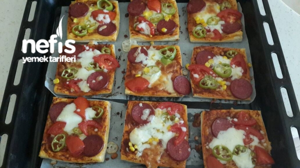 Milföy Pizza Yapımı Nimet'in Mutfağı Nefis Yemek Tarifleri