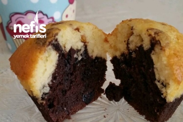 İki Renkli Muffin