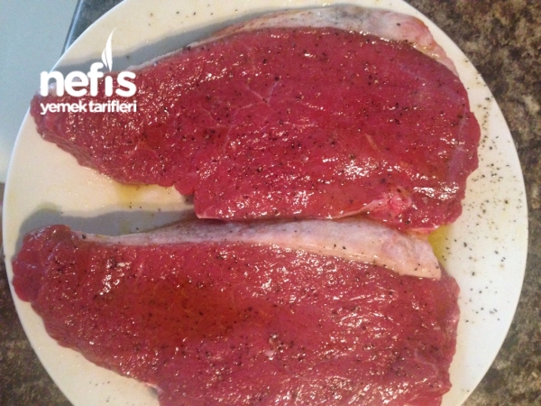 Ortası Pespembe Kalın Biftek (steak)