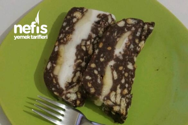 Dondurmalı Muzlu Mozaik Pasta Nefis Yemek Tarifleri