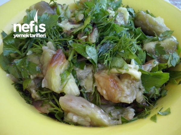 Köz Patlıcanlı Diyet Salata