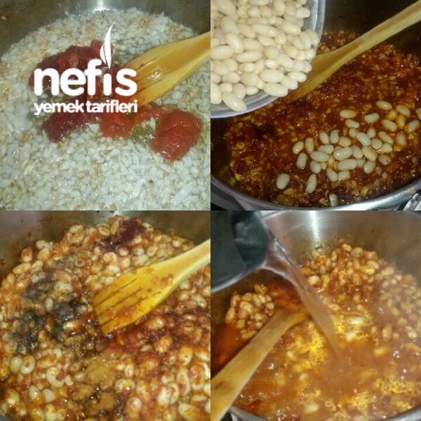 Kuru Fasulye Tarifi - Elif Eylül ve Sümeyye - Nefis Yemek ...