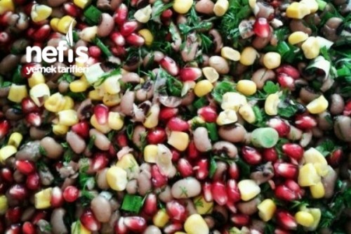 Narlı Kuru Börülce Salatası Videosu Narlı Kuru Börülce Salatası Videosu