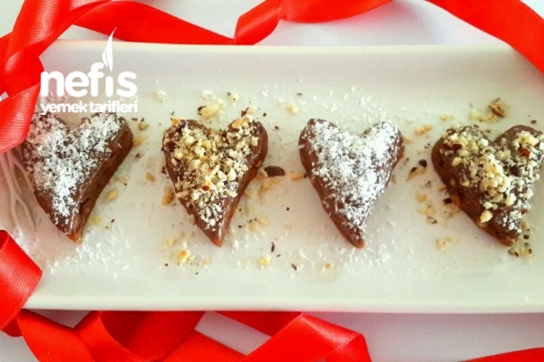 Çikolatalı Kokoş Kalpler