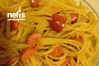 Eğlenceli Sosisli Spagetti Tarifi
