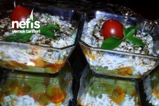Taze Fasulyeli Karabuğday Salatası (Greçka) Tarifi