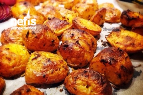 Fırınlanmış Baharatlı Patates – 112 Kkal/100g Tarifi
