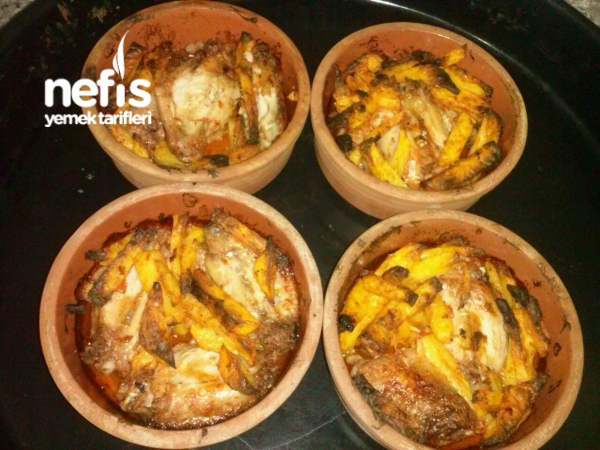 Guvecte Patatesli Terbiyeli Tavuk Kanat Nefis Yemek Tarifleri