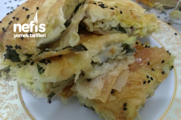 Makarnalı Ispanaklı Börek