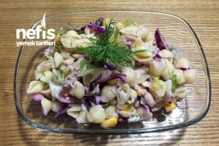 Tonbalıklı Makarna Salatası Tarifi